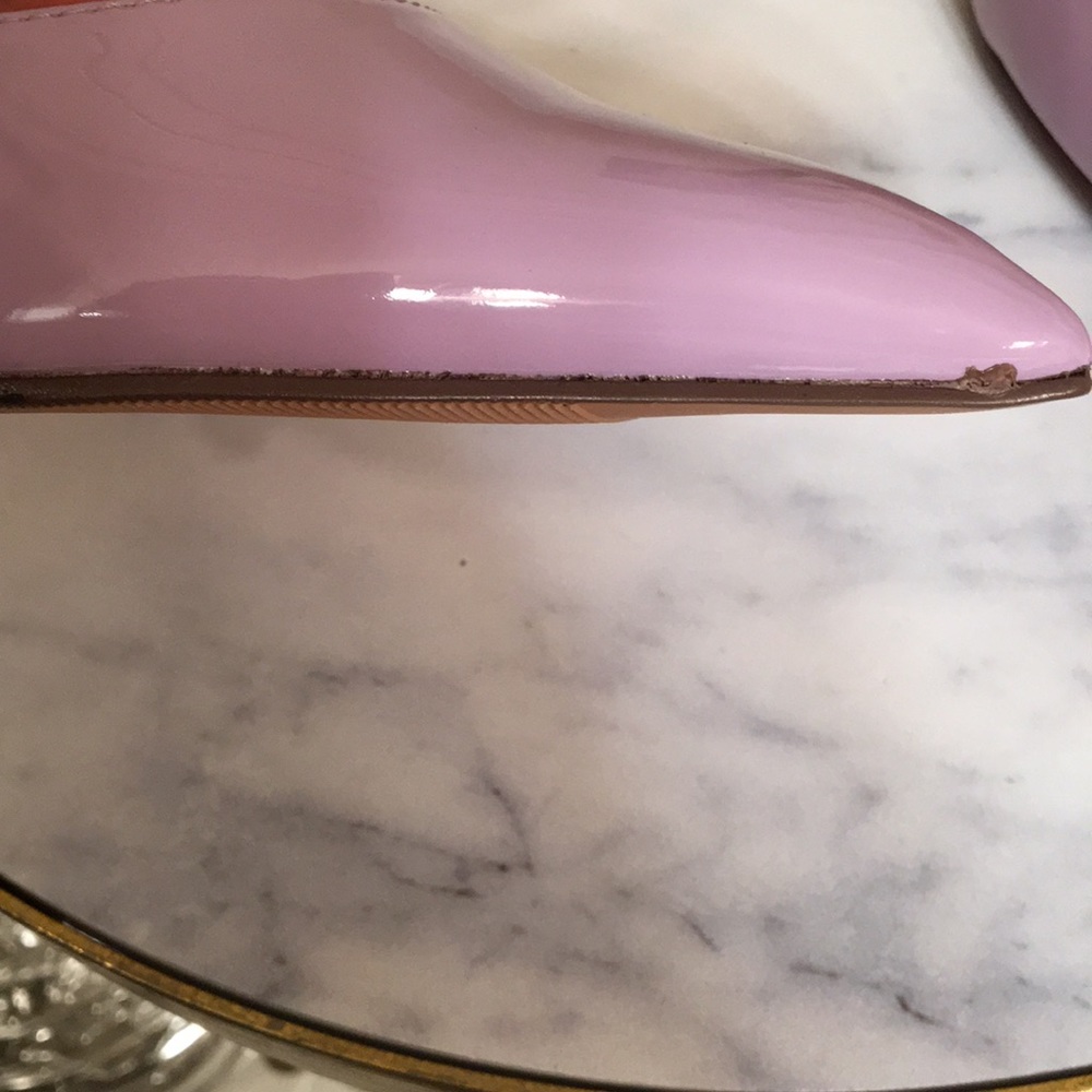 NWT Gorgeous lilac strappy pointed toe heels - Picture 12 of 13